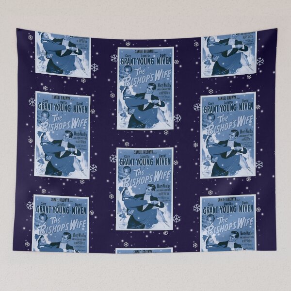 Item preview, The Bishop's Wife Festive Blue designed and sold by Normbot2000.
