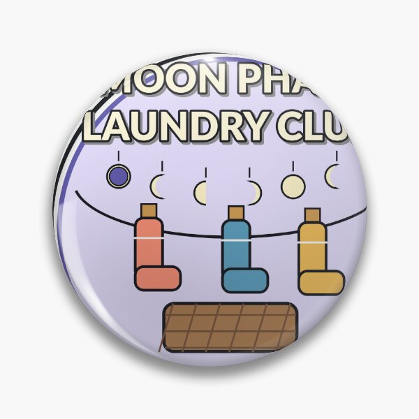 Item preview, Moon Phase Laundry Club Funny Laundry Design designed and sold by Cozy Oddities Studio.