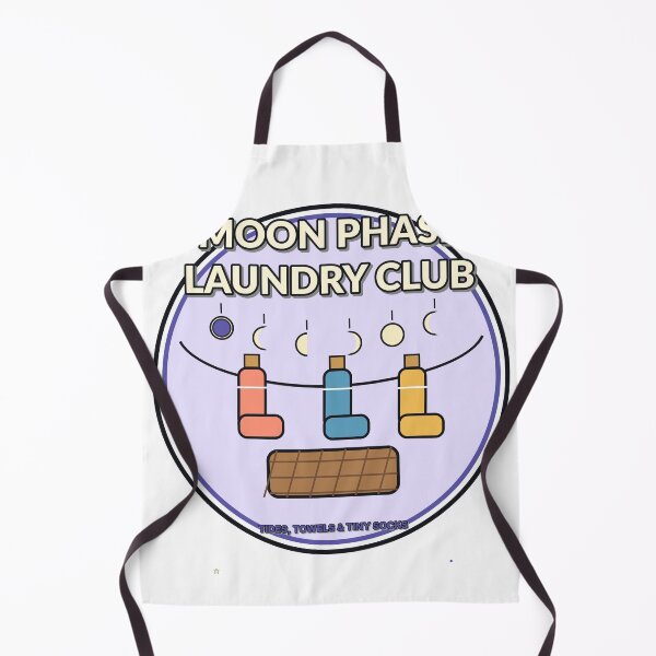 Item preview, Moon Phase Laundry Club Funny Laundry Design designed and sold by Cozy Oddities Studio.