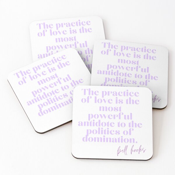 Item preview, Bell Hooks Quote on Love designed and sold by AnimaliaStar.