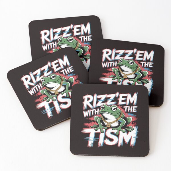 Item preview, Funny Frog Rizz`Em With The Tism Shirt – Internet Meme Autism Awareness Apparel designed and sold by Redgiant87x.