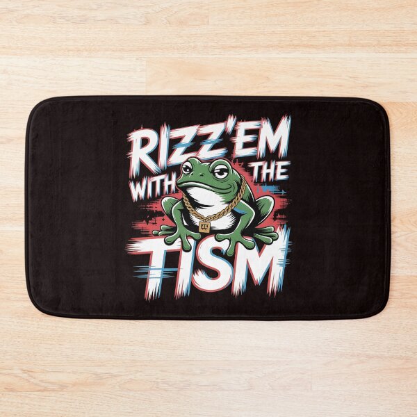 Item preview, Funny Frog Rizz`Em With The Tism Shirt – Internet Meme Autism Awareness Apparel designed and sold by Redgiant87x.