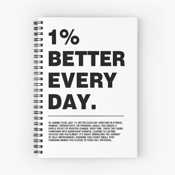 Item preview, 1 Percent Better Every Day designed and sold by OneArtDigital.