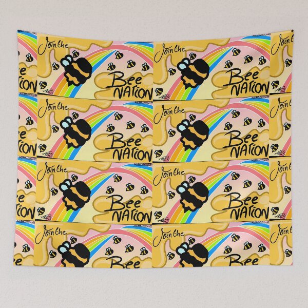 Item preview, Join the Bee Nation Rainbow Aesthetic Art designed and sold by JustBee-CauseStudio.
