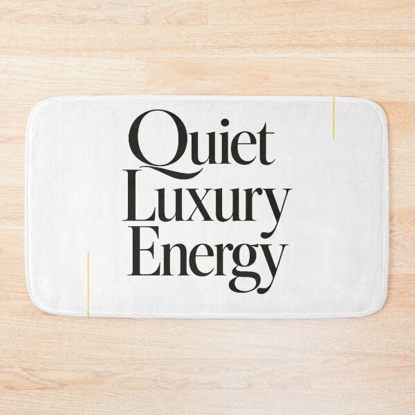 Item preview, Quiet Luxury Energy Minimal Typography Sticker designed and sold by irfanshikh.