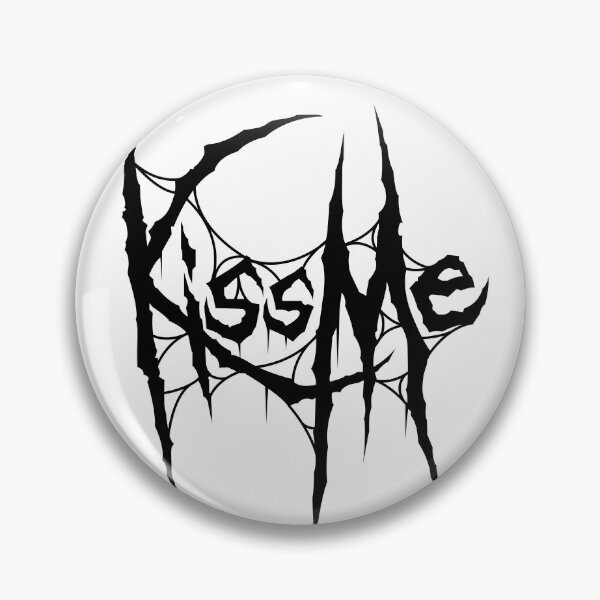 Item preview, Kiss me. Dark lettering art designed and sold by Tribalgothss.
