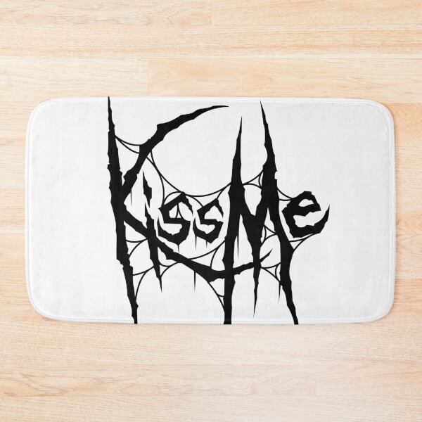 Item preview, Kiss me. Dark lettering art designed and sold by Tribalgothss.