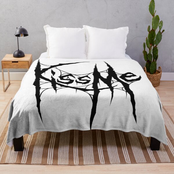 Item preview, Kiss me. Dark lettering art designed and sold by Tribalgothss.