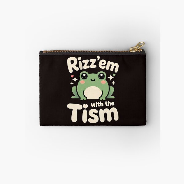 Item preview, Funny Frog Rizz`Em With The Tism Shirt – Retro Frog Meme For Autistic Humor Fans designed and sold by Redgiant87x.