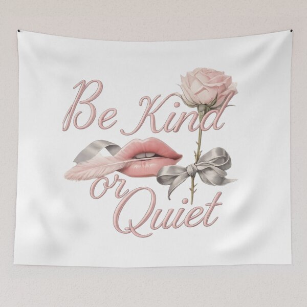 Item preview, Be Kind or Quiet Rose Lips Art designed and sold by Ahmedsyde.