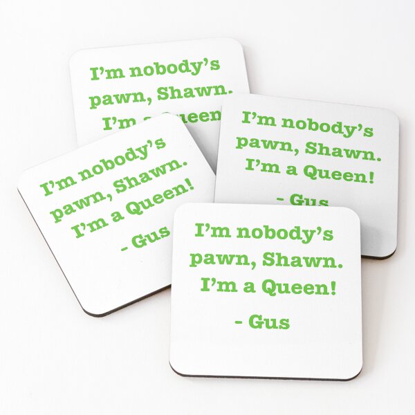 Item preview, Psych I'm Nobody's Pawn, Shawn. I'm a Queen. designed and sold by Aquila Aquarius.