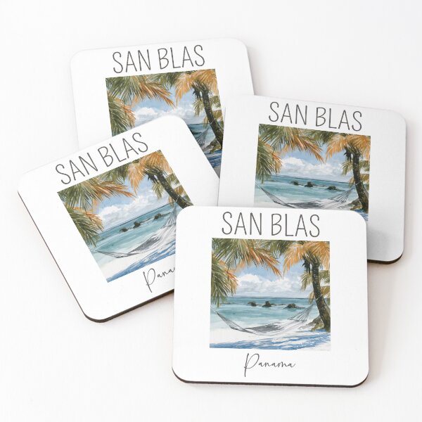 Item preview, A Watercolor Design of San Blas Islands - Panama designed and sold by Sketch-Shack.
