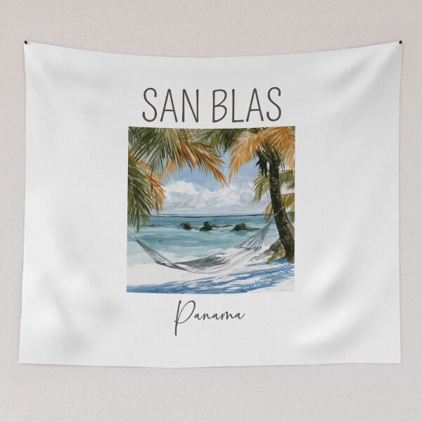 Item preview, A Watercolor Design of San Blas Islands - Panama designed and sold by Sketch-Shack.