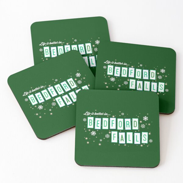 Item preview, Life Is Better In Bedford Falls Green designed and sold by Normbot2000.