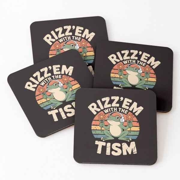 Item preview, Funny Frog Rizz`Em With The Tism Shirt – Viral Frog Meme Apparel For Meme Lovers designed and sold by Redgiant87x.