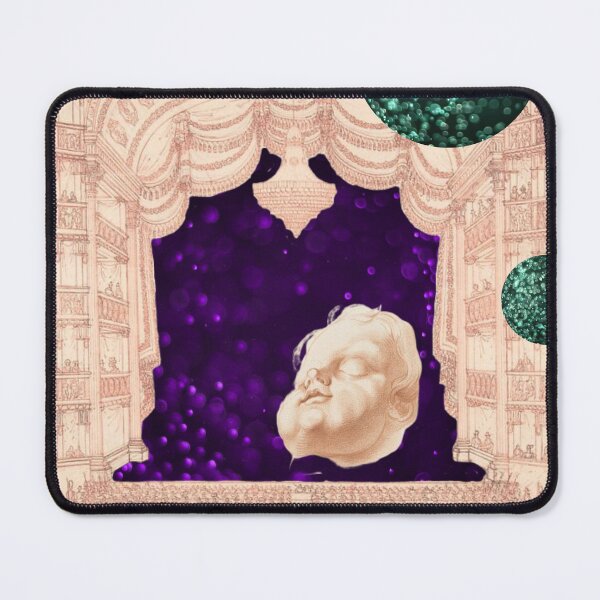 Item preview, Theatre Lover Glittery Collage Art designed and sold by AnimaliaStar.