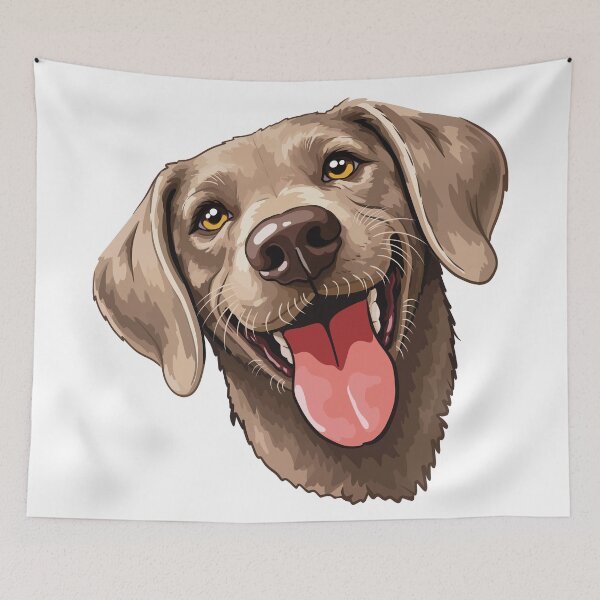 Item preview, Silver Labrador Retriever designed and sold by BrandMuffinStudio.