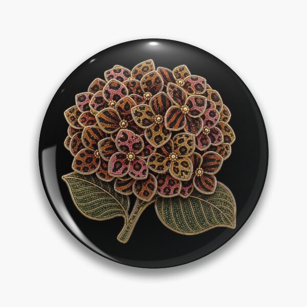 Item preview, Leopard Hydrangea Beadwork Bloom designed and sold by ByLusya.