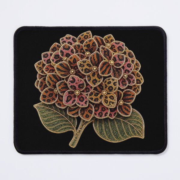 Item preview, Leopard Hydrangea Beadwork Bloom designed and sold by ByLusya.