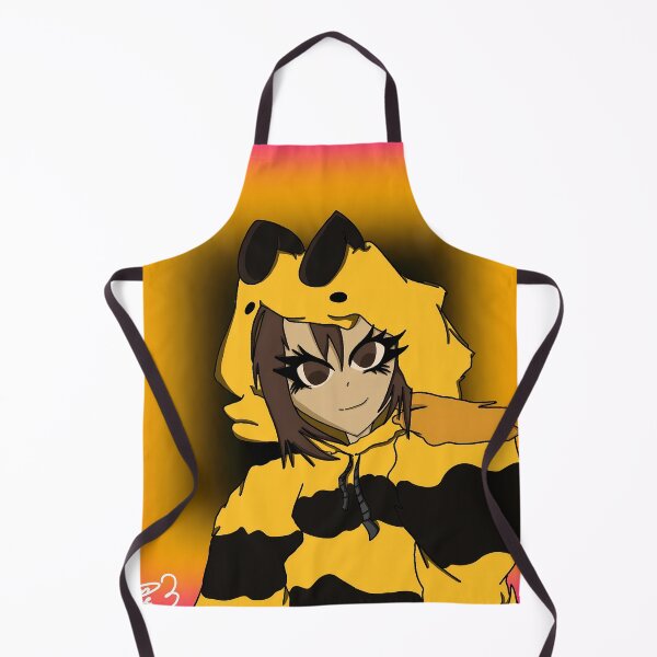 Item preview, Aesthetic Anime Girl in Bumblebee Hoodie Art designed and sold by JustBee-CauseStudio.