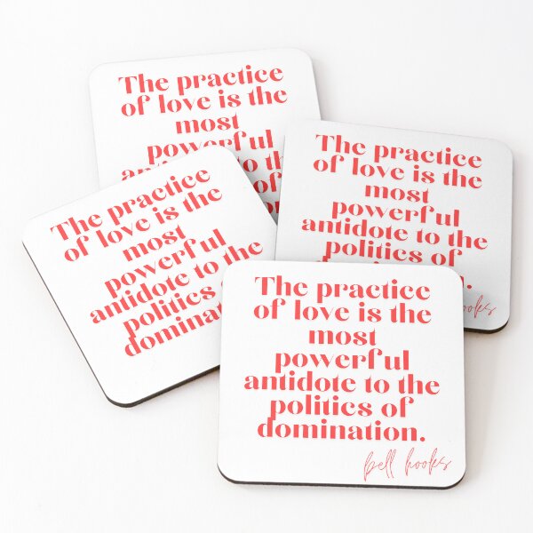 Item preview, Bell Hooks Quote on Love designed and sold by AnimaliaStar.