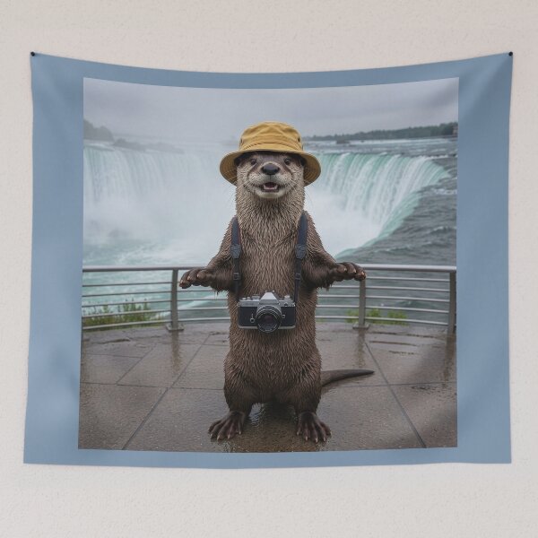 Item preview, Otter Tourist Visits Niagara Falls designed and sold by Tridentulus.