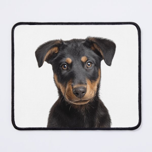 Item preview, Adorable Beauceron Puppy for Cute Bas Rouge puppy lovers designed and sold by LazyOwlStore.