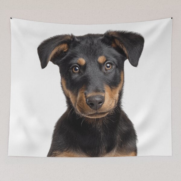 Item preview, Adorable Beauceron Puppy for Cute Bas Rouge puppy lovers designed and sold by LazyOwlStore.