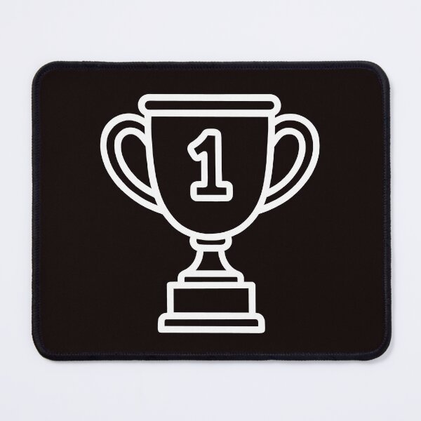 Item preview, Minimalist Number One Trophy Icon designed and sold by ArtPer-design.