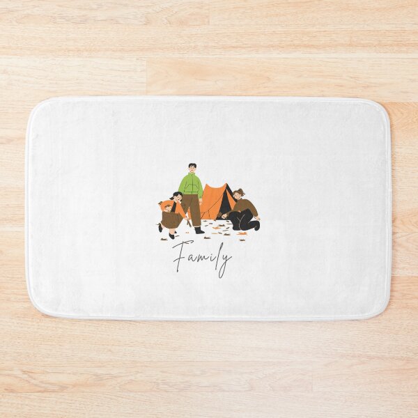 Item preview, amily Camping Picnic in the Mountains | Cozy Nature Adventure Artwork designed and sold by gluxdesing.