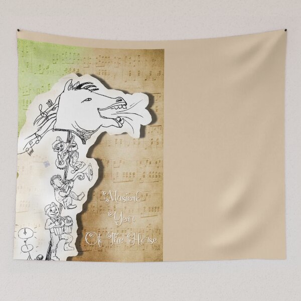 Item preview, Musical Year Of The Horse  (Original Drawing by ACCI) designed and sold by VanyssaGraphics.
