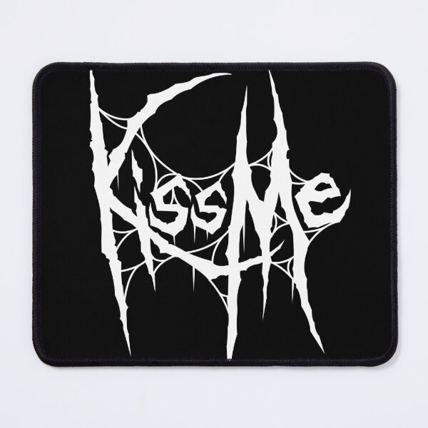 Item preview, Kiss me. Dark lettering art designed and sold by Tribalgothss.