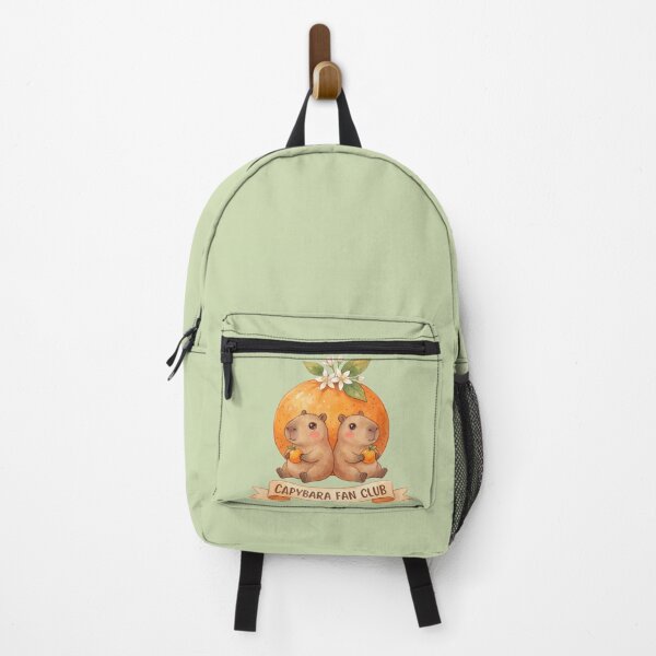Item preview, Capybara Fan Club Citrus Watercolor designed and sold by MegaNovaArt.
