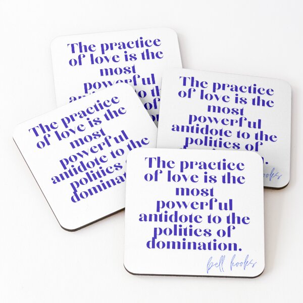 Item preview, Bell Hooks Quote on Love designed and sold by AnimaliaStar.