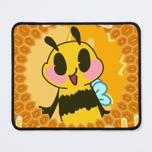Item preview, Cute Happy Bumblebee Kawaii Digital Art Print designed and sold by JustBee-CauseStudio.