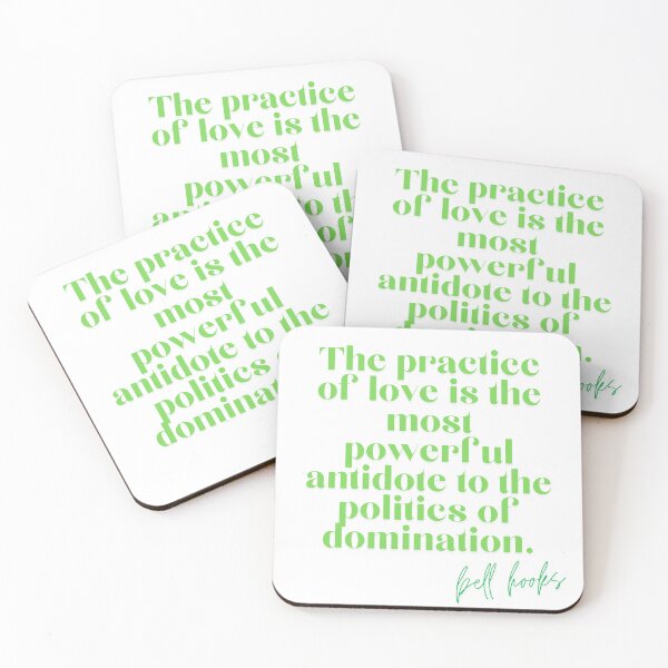 Item preview, Bell Hooks Quote on Love designed and sold by AnimaliaStar.