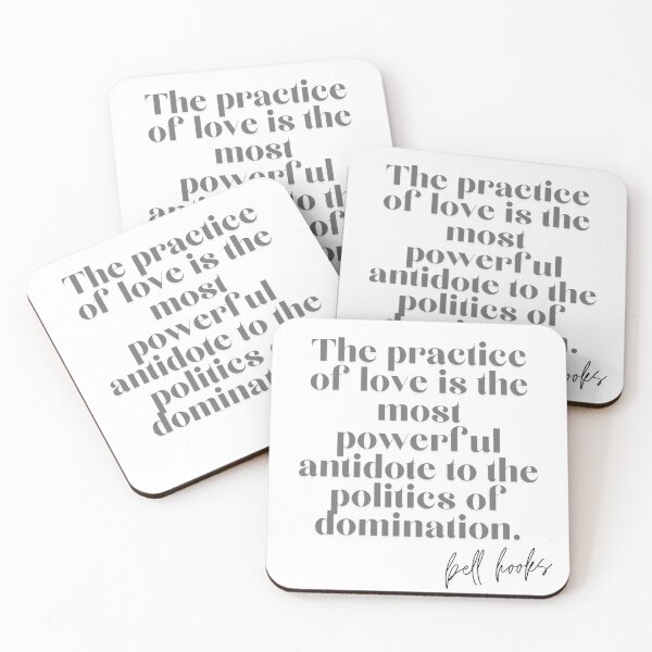 Item preview, Bell Hooks Quote on Love designed and sold by AnimaliaStar.