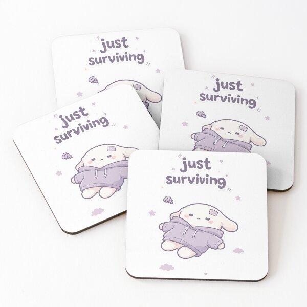 Item preview, Just Surviving Sticker | Real Life Mood designed and sold by CutePlix.