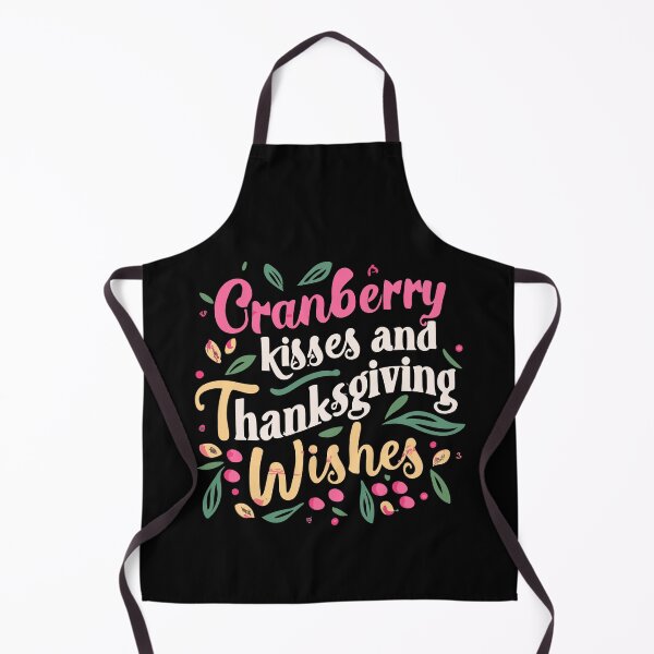 Item preview, Cranberry Kisses and Thanksgiving Wishes Cute Fall Design designed and sold by CyfroweMysli.