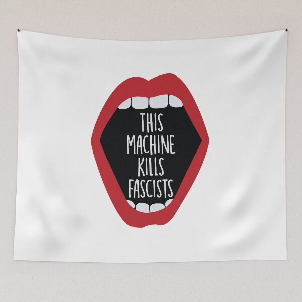 Item preview, THIS MACHINE KILLS FASCISTS designed and sold by remerasnerdas.
