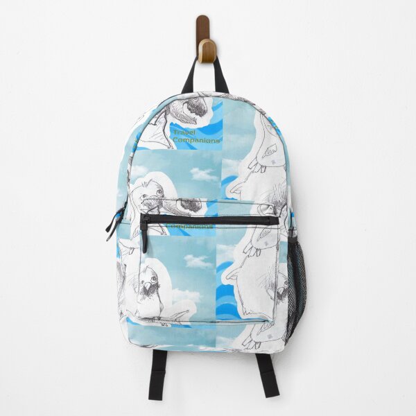 Item preview, Travel Companions - Owl and Fish (Original Pencil Drawing by ACCI) designed and sold by VanyssaGraphics.