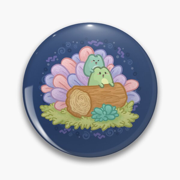 Item preview, Froggies Behind a Tree Log designed and sold by Khotekmei.
