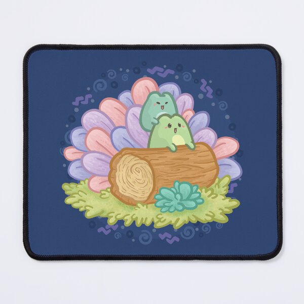 Item preview, Froggies Behind a Tree Log designed and sold by Khotekmei.