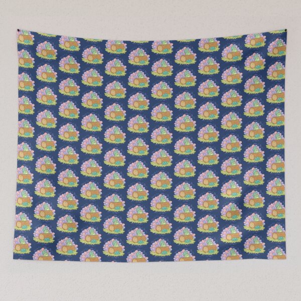 Item preview, Froggies Behind a Tree Log designed and sold by Khotekmei.