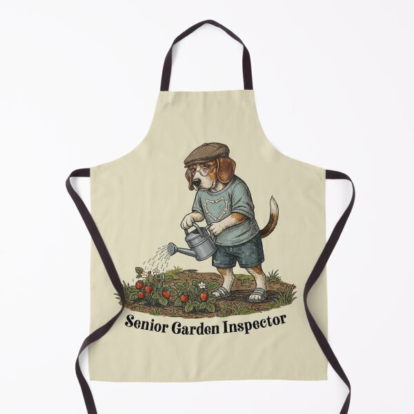 Item preview, Retired Beagle: Senior Garden Inspector. designed and sold by KojourinArt.