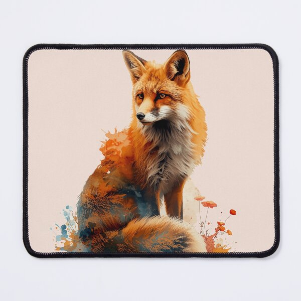Item preview, Watercolor Fox Shirt – Artistic Woodland Fox Design designed and sold by Biedroneczka.