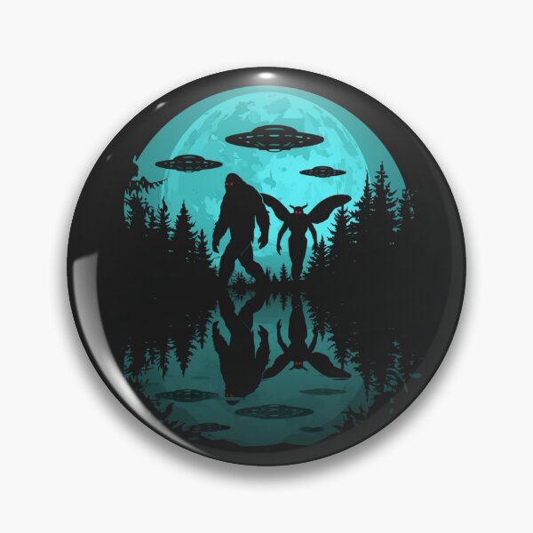 Item preview, BIGFOOT MOTHMAN ALIENS designed and sold by BKDIGITALSHOP.