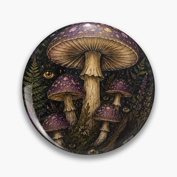 Item preview, Mystic Mushroom Tarot Witchcore Sticker designed and sold by irfanshikh.