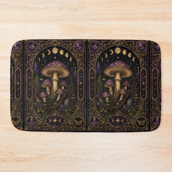 Item preview, Pegatina del Tarot de Hongos Místicos Witchcore designed and sold by irfanshikh.
