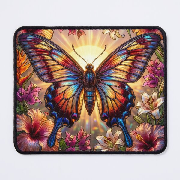Item preview, Stained Glass Style Moth designed and sold by Tridentulus.
